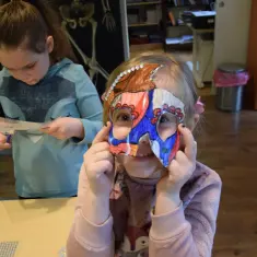 Fašnik u Muzeju krapinskih neandertalaca 2