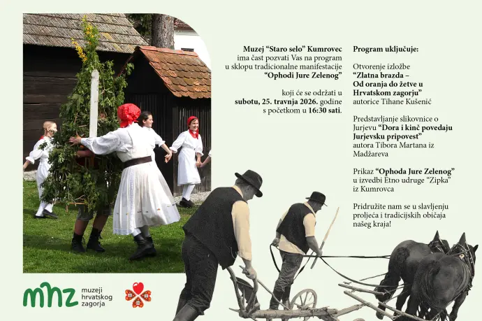 Manifestacija ”Ophodi Jure Zelenog” u Kumrovcu