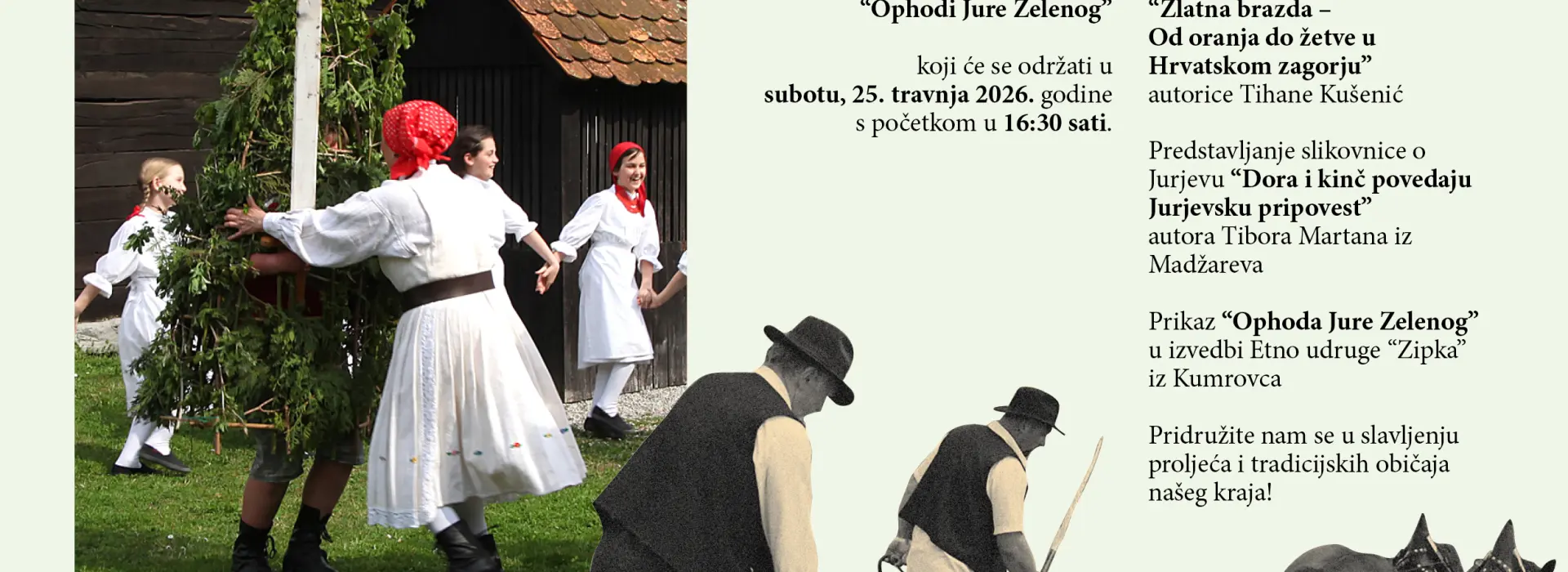 Manifestacija ”Ophodi Jure Zelenog” u Kumrovcu