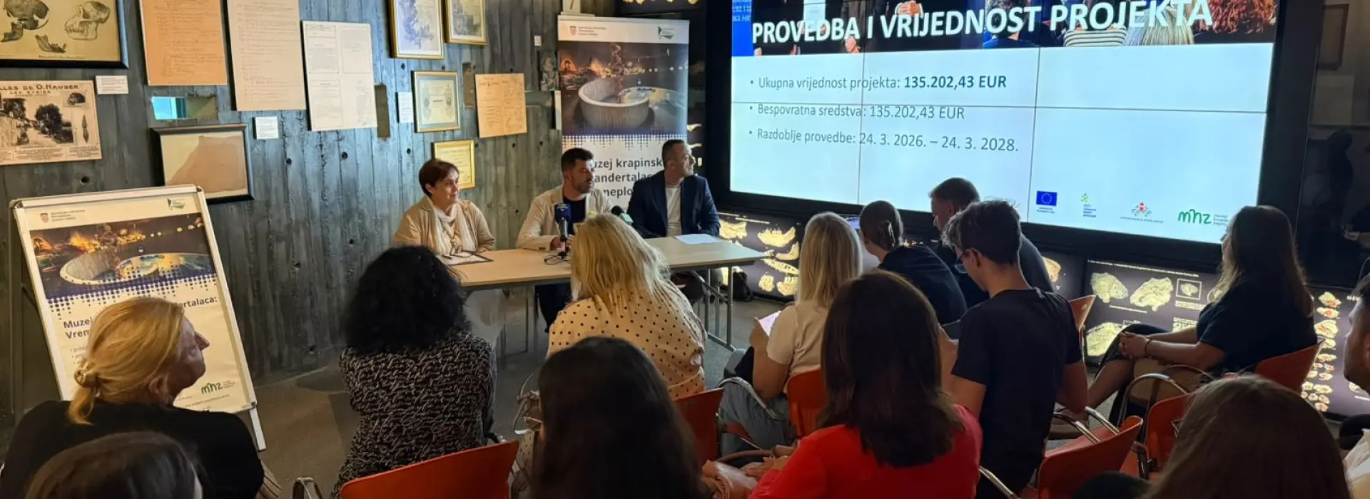 Predstavljen projekt „Muzej krapinskih neandertalaca: Vremeplov za sve“